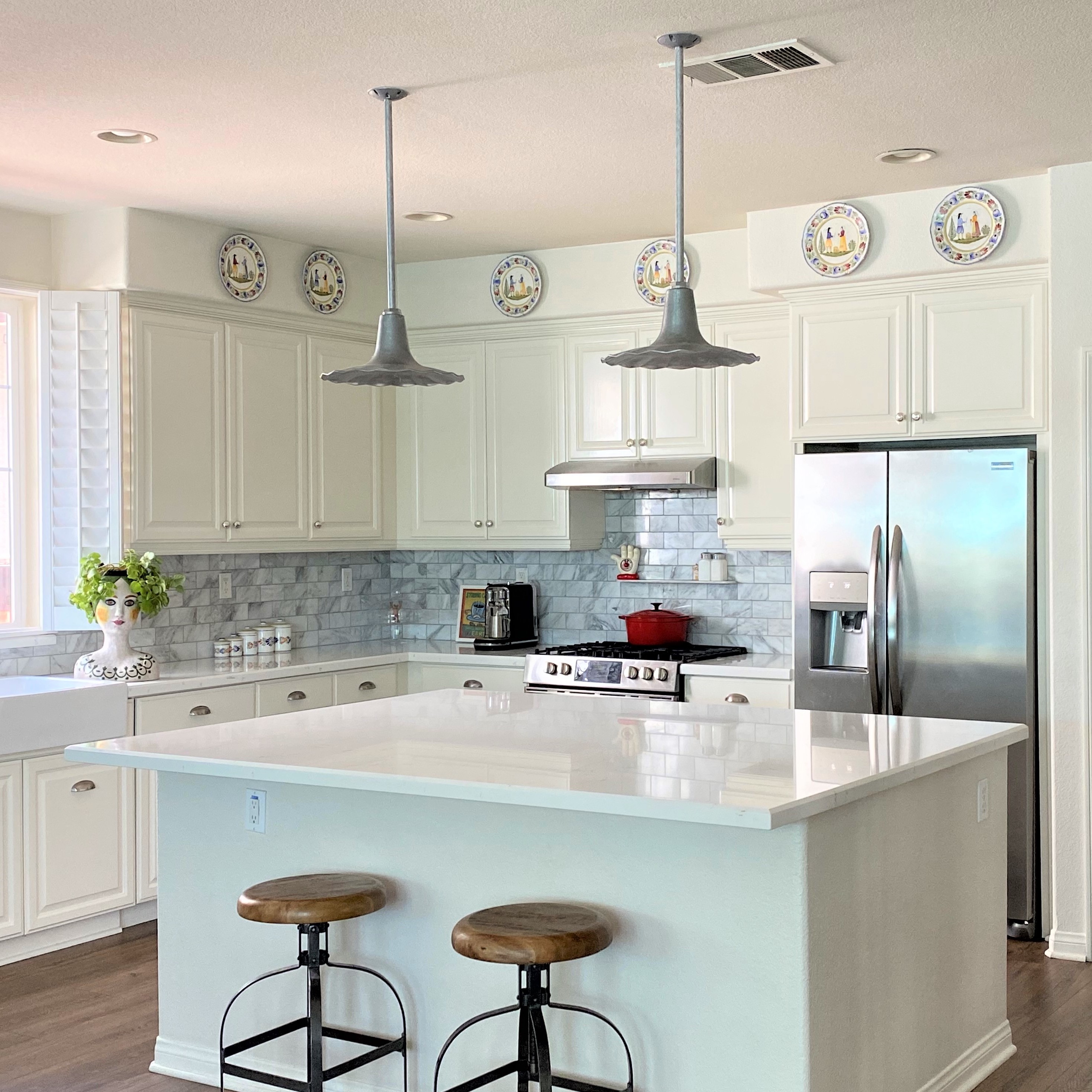 Seaside Stem Mount Pendant Light | Photo Courtesy of Homeowner